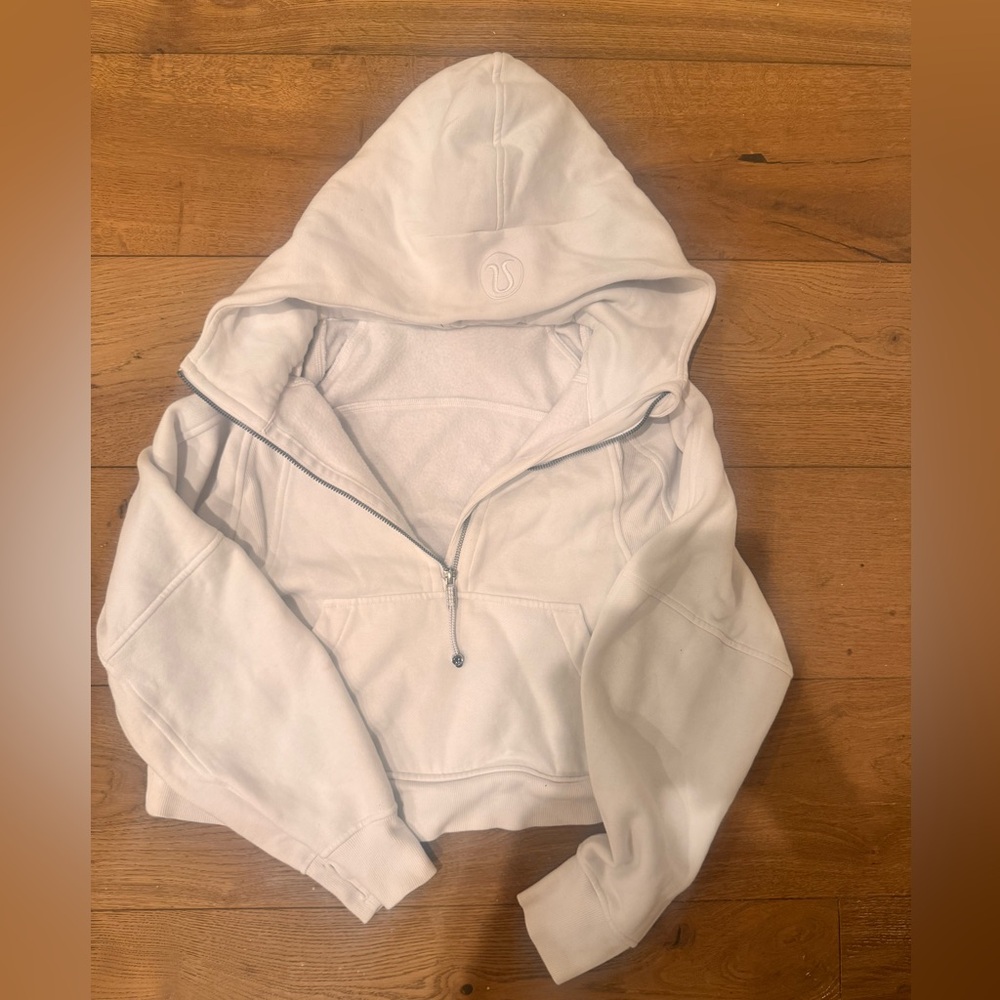 Lululemon white Scuba hoodie size XS